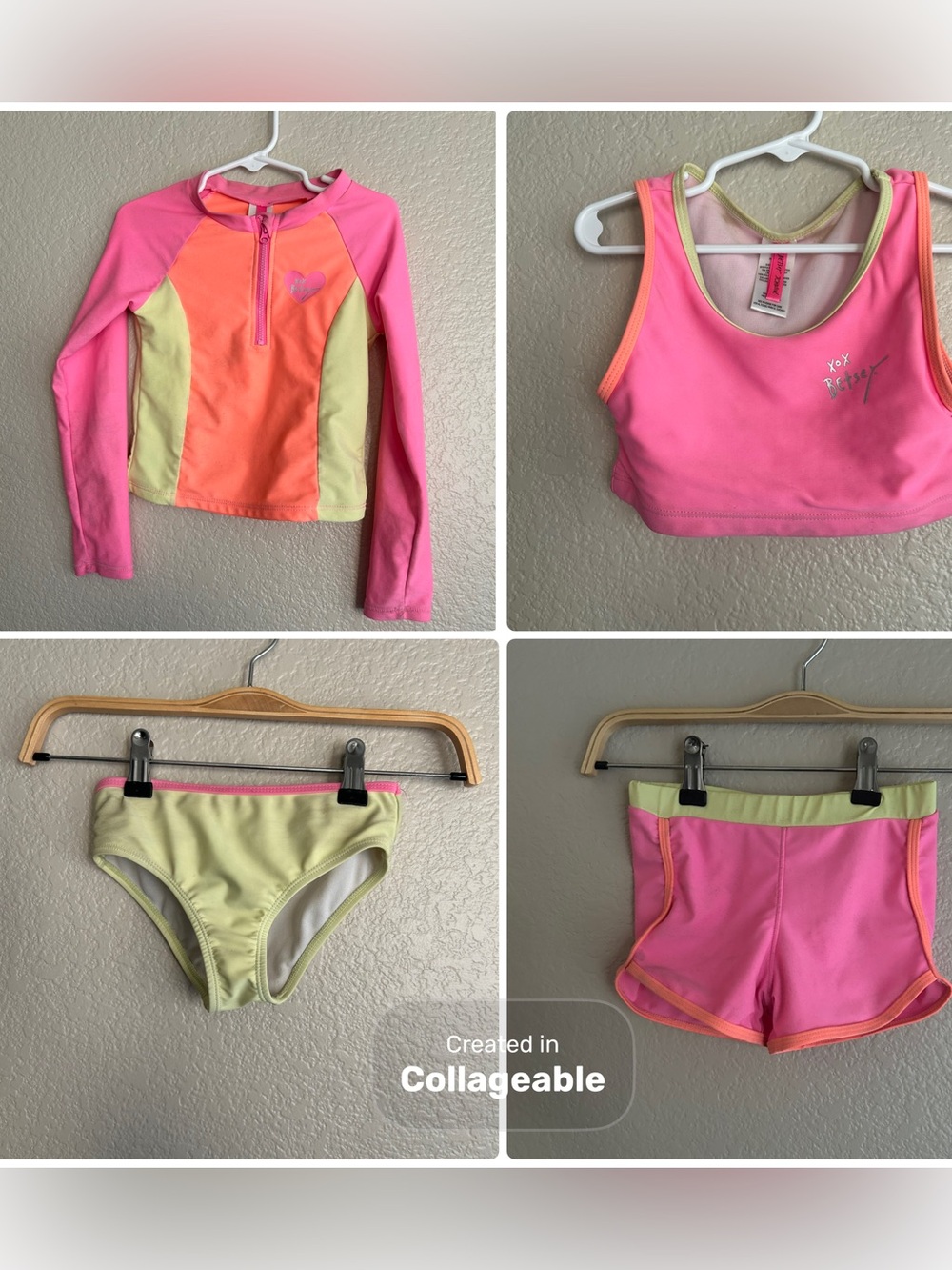 Girls' 4-Piece Swim Set